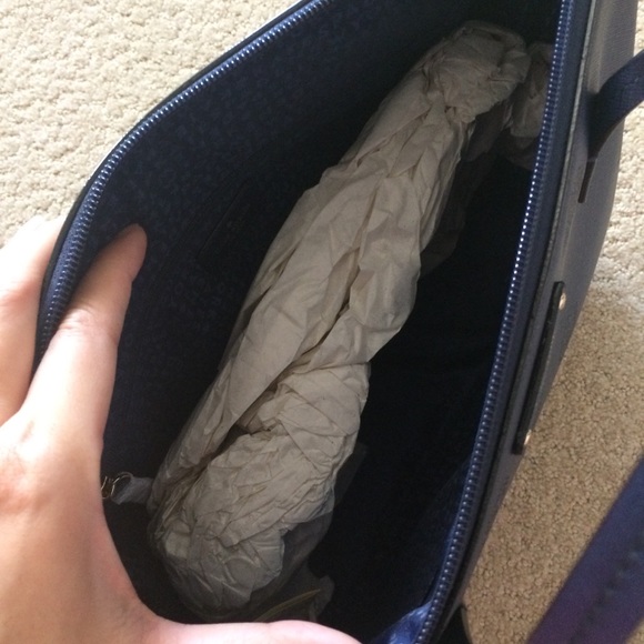 Kate Spade blue tote - Picture 5 of 6